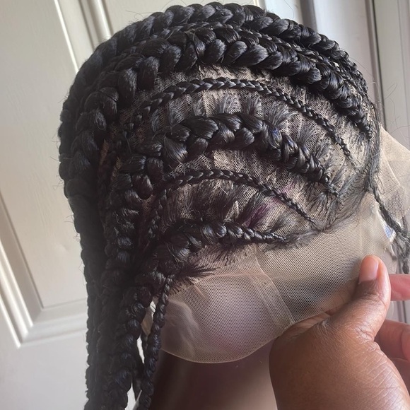 Synthetic custom made braided wigs - Picture 3 of 4